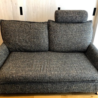 ビーカンパニー 2人掛けソファ ダークブラウン