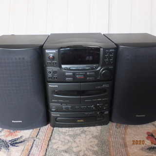 パナソニックコンポ　RESTY SC-CH303 (CD/Wカセ...