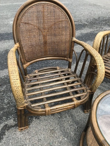 籐家具4点セット