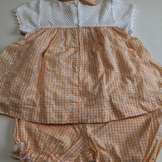 桂由美　ギンガムチェックセットアップ80の画像