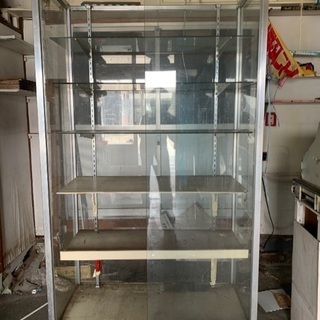 ガラス ショーケース 展示棚　横91✖️縦160✖️奥行48cm