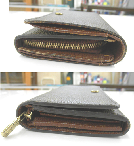 本物 ルイヴィトン 二つ折り財布 ポルトモネビエトレゾール M61730 モノグラム  L字ファスナー 札幌 豊平区 西岡店