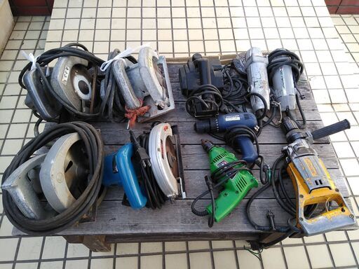 電動工具類　１0点、まとめて買ってください。