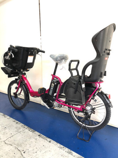 ヤマハ　パスキッスミニ　20インチ 3人乗り　8.9ah ピンク　デジタル　電動自転車　電動アシスト