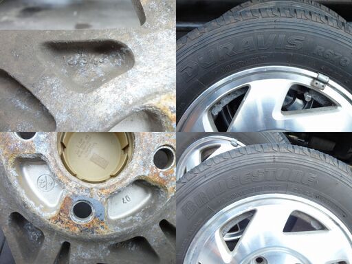 ホンダ 純正アルミホイール12インチ＋145Ｒ12LT 6PR 4本セット