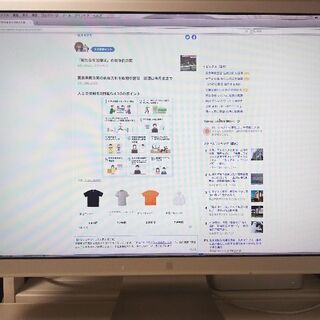 Apple Cinema HD Display 23インチ 難ありの画像