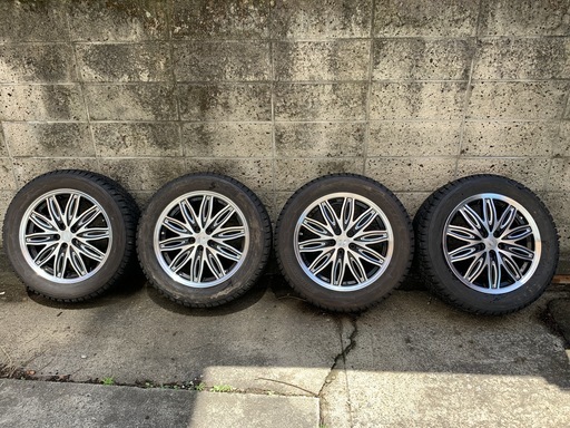 WORK　RUSTTERE　RT1 LV　18×7J　+48　PCD114.3　ブリジストンタイヤ付き　4本セット