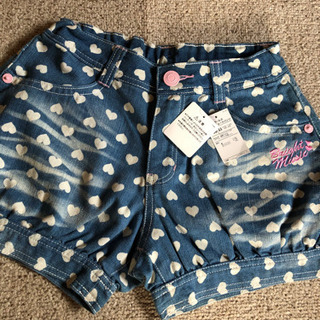 新品デニムショートパンツ１６０センチ