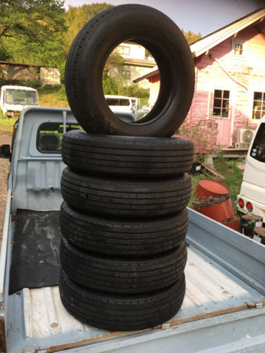 お取引中★★ブリジストン 205/75R16 中古6本セット★★松本市より