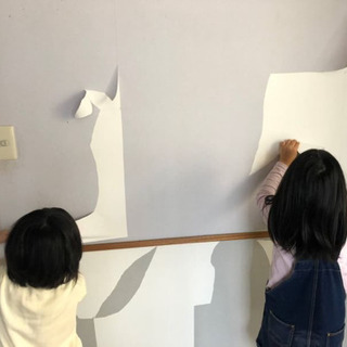 内装工事の手元作業