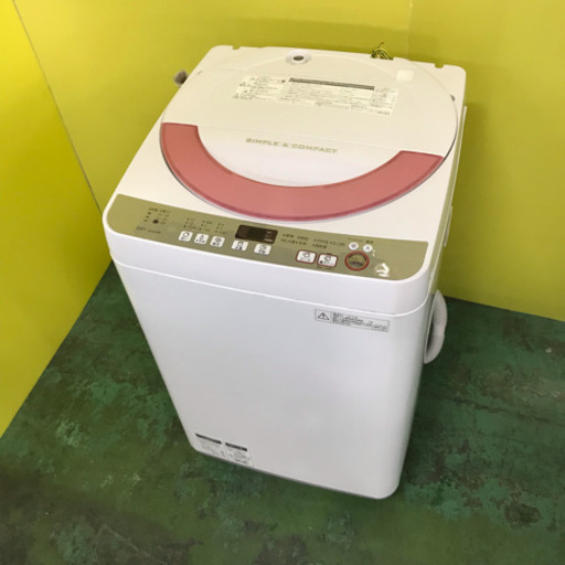 ★状態良好　 洗濯機 シャープ　6.0kg ♪ 一人暮らし〜2人暮らしにオススメ　2016年製★