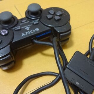 PS2 SONY 純正コントローラー DUALSHOCK2 SCPH-10010 アナログライト点灯しない プレステ2 プレイステーション 黒 ブラックの画像