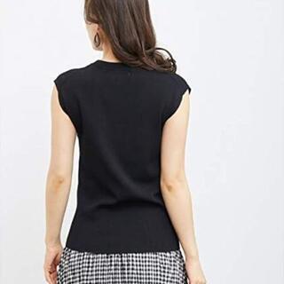 ロペピクニック  ゼロスリーブ総針ニットプルオーバーの画像