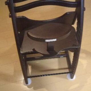木製 ベビーチェア 美品の画像