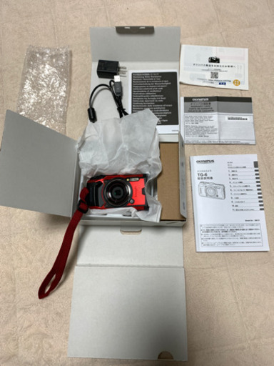 【限定値下げ中】デジカメ　オリンパス Tough TG-6 RED