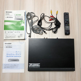 ブルーレイディスクレコーダー　SHARP  BD-HDS43
