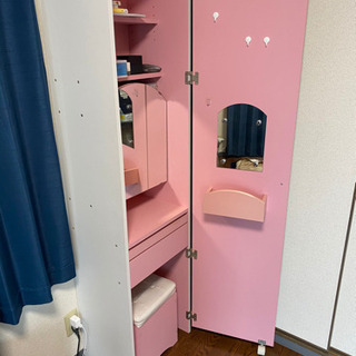 ドレッサー　全身ミラー付き　ニッセンの画像