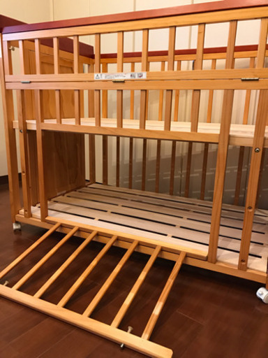 貴重 カウプンキ 北欧 ベビーベッド 大和屋 家具 ベビーサークル ベッドベビーベット