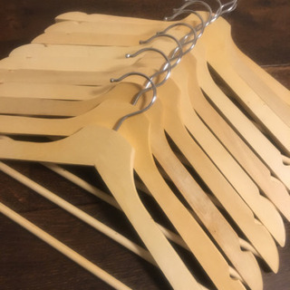 木製ハンガー　10本