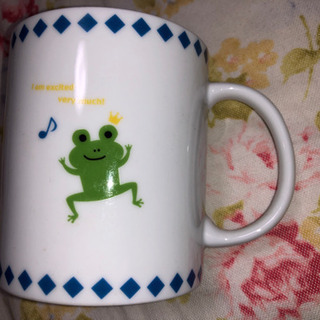 カエルさんのコップ（陶器）