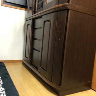 食器棚（木製）／ 本棚・収納棚としてもいかがですかの画像