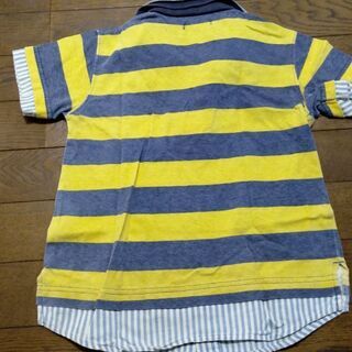 🎽11０ｃｍ　POLO  半袖シャツ　子ども服④の画像