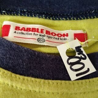 👕バブルブーム　半袖シャツ　子ども　100cm②の画像