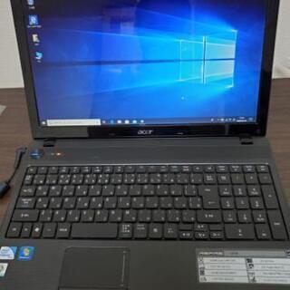 ほぼ傷なしで超美品！Acer中古ノートパソコン15.6インチ　（...