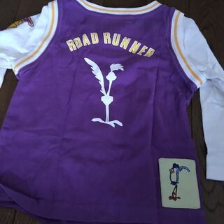 🎽95ｃｍ　長袖　バックプリント　子ども服①の画像