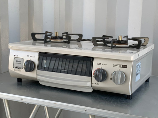 美品！リンナイ プロパンガスコンロ◇2018年製◇LPG◇RTE564BER◇ガステーブル