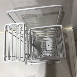まな板台　包丁たて　菜箸置き　水切りカゴの画像