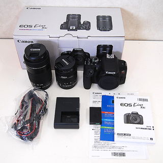 Canon キヤノン EOS KISS X9i ダブルズームキット 動作確認済み 美品  ☆ PayPay(ペイペイ)決済可能 ☆ 札幌市 清田区 平岡