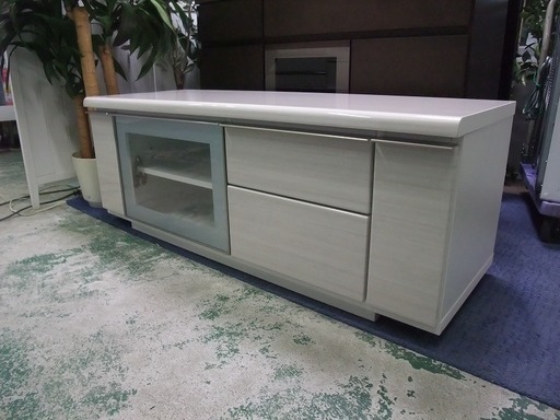 R1071) ニトリ ローボード ポスティア125WH 2017年製! AVボード 店頭取引大歓迎♪