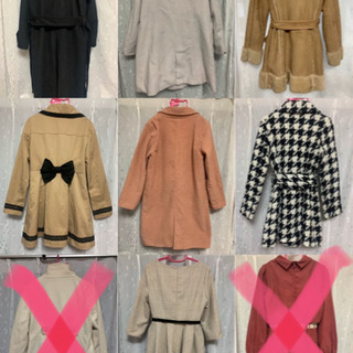 レディース コート ワンピース 7点セットの画像
