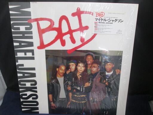 マイケルジャクソン　BAD　レコード　ジャンク品