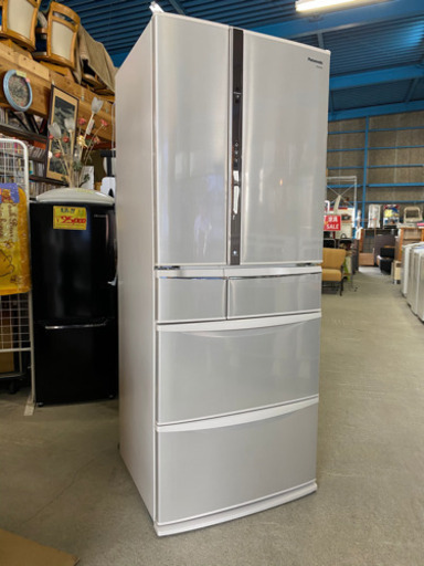 激安470L！配送致します。Panasonic ノンフロン冷凍冷蔵庫 NR-FTM477S-N 2013年製
