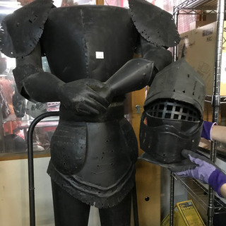 JG00478 甲冑 鎧 騎士 美術 鉄製 西洋甲冑 インテリア.