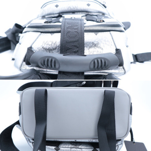 《MCM/バックパック》MUK9SJV23 シルバー 袋 冊子 Sランク 未使用品