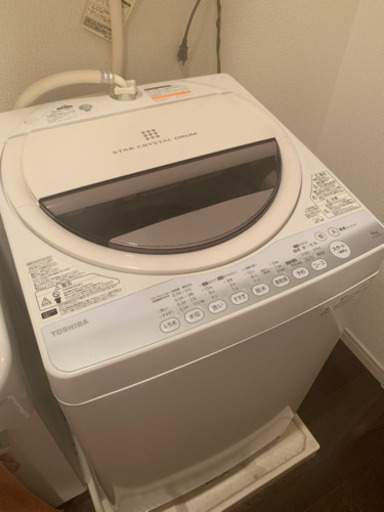 洗濯機　TOSHIBA 6kg
