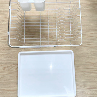 新品未使用　水切りラックの画像