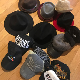 帽子まとめセット　キャップ、ハット14点