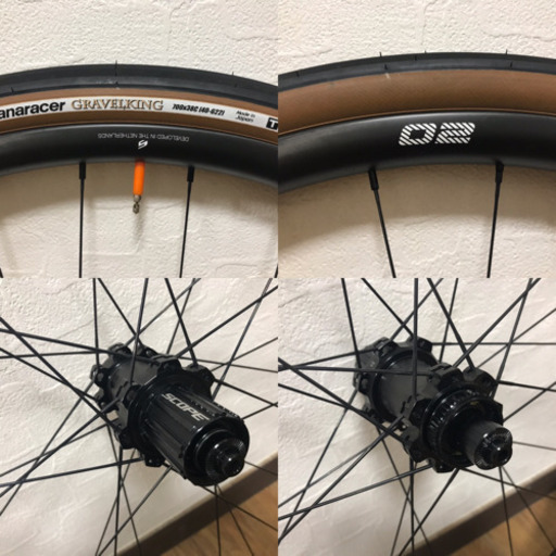 美品 SCOPE スコープ 02ディスク用カーボンホイール前後セット 