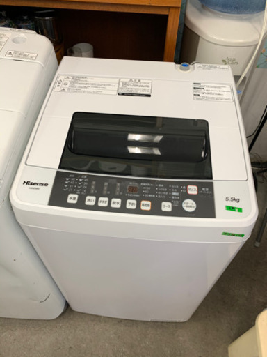 洗濯機　HISENSE HW-E5502 5.5kg 2019年製