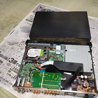 無料！！差し上げます！ジャンク品。東芝HDDブルーレイレコーダーREGZA RD-X10　純正リモコン付きの画像