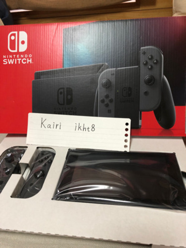 マイクロSD付きNintendo Switch本体(ニンテンドースイッチ)グレー(バッテリー持続時間が長くなったモデル)