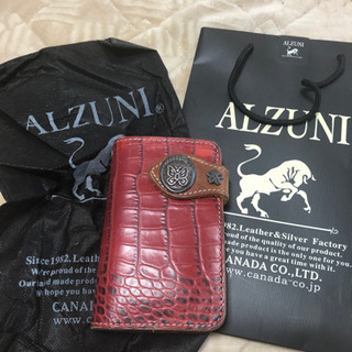 ALZUNI財布　赤色