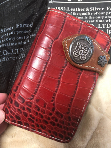 ALZUNI財布　赤色