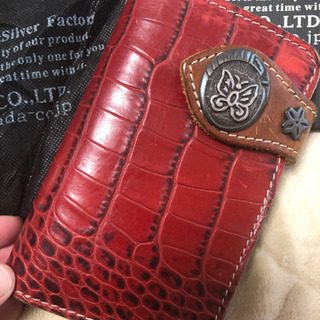 ALZUNI財布 赤色