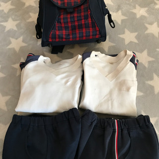幼稚園の体操服と通園リュック