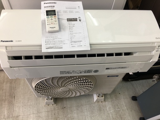 標準工事込み　パナソニック2.2K　6～8畳　冷暖房エアコン　2018年製！！！